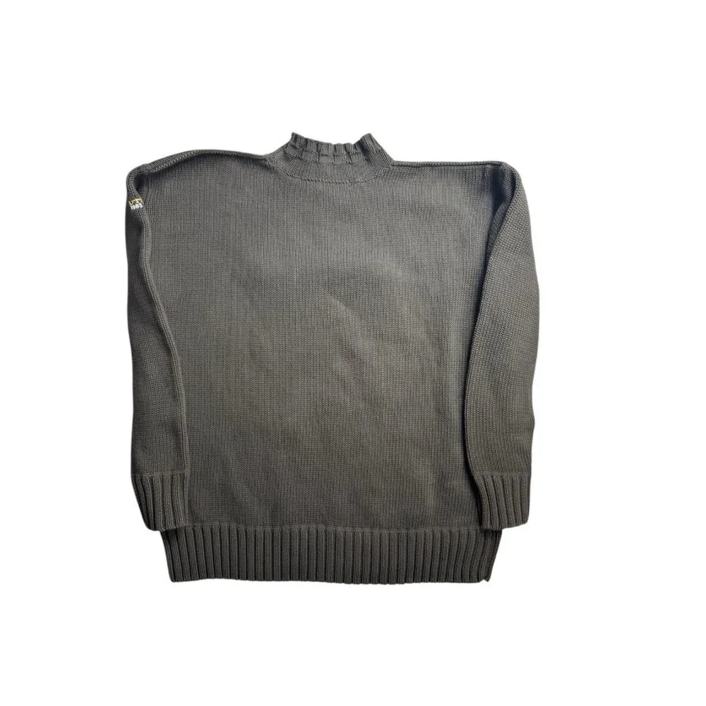 Vintage 90s Nautica Heavy Knit‎ Sweater Camo Deer Medium